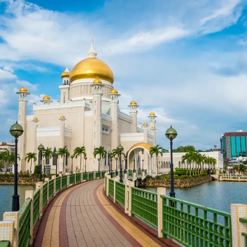 A mosque in Brunei Darussalam